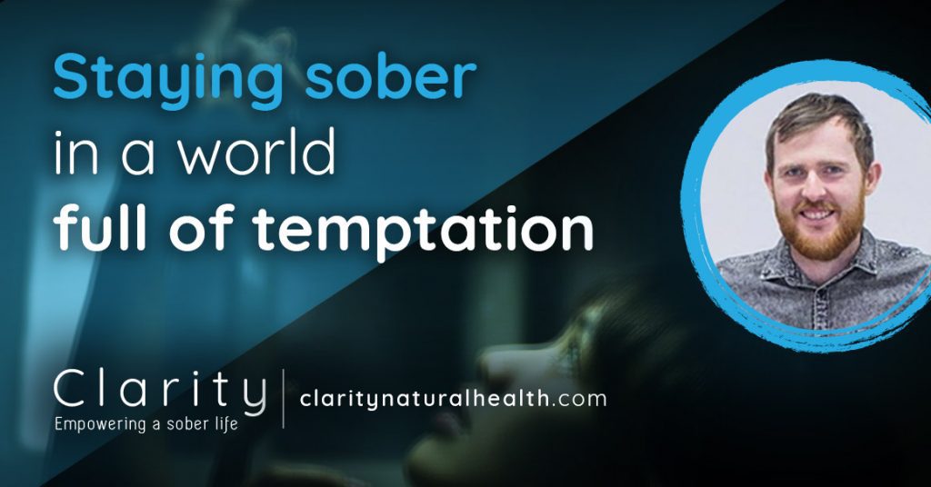 3 tips on staying sober, eliminating temptation and create long-term sobriety.