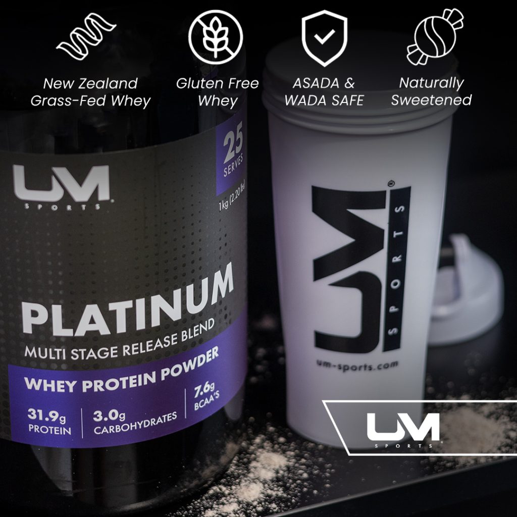 UM Sports Be Fuelled Premium Whey Protein Powder